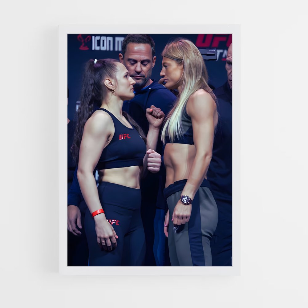 Poster Championne de l'UFC – affiche MMA (vue 3)